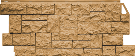 фасадная панель Файнбер камень дикий Песочный