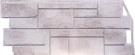 фасадная панель Файнбер камень природный жемчужный 