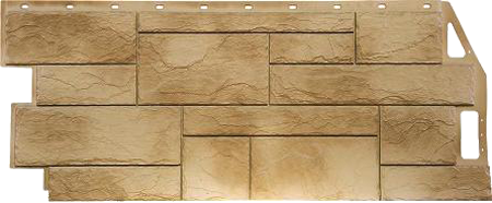 фасадная панель Файнбер камень природный Песочный